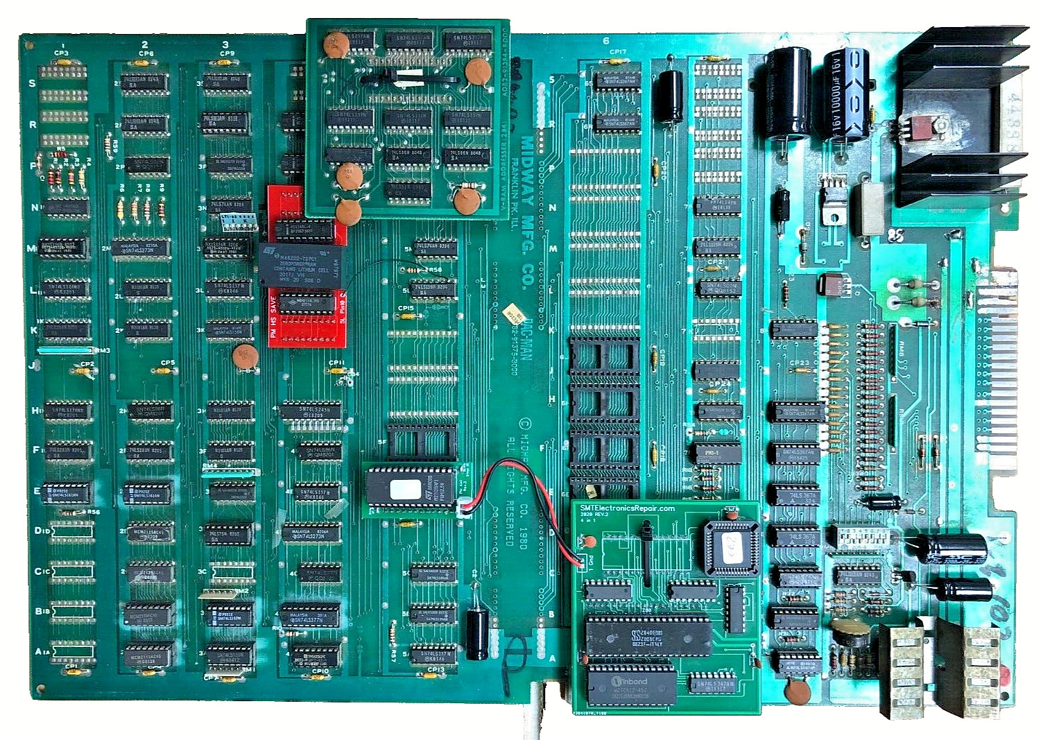 Midway  Pac-Man PCB board REPAIR ESTIMATE, BENCH TEST & RETURN SHIPPING