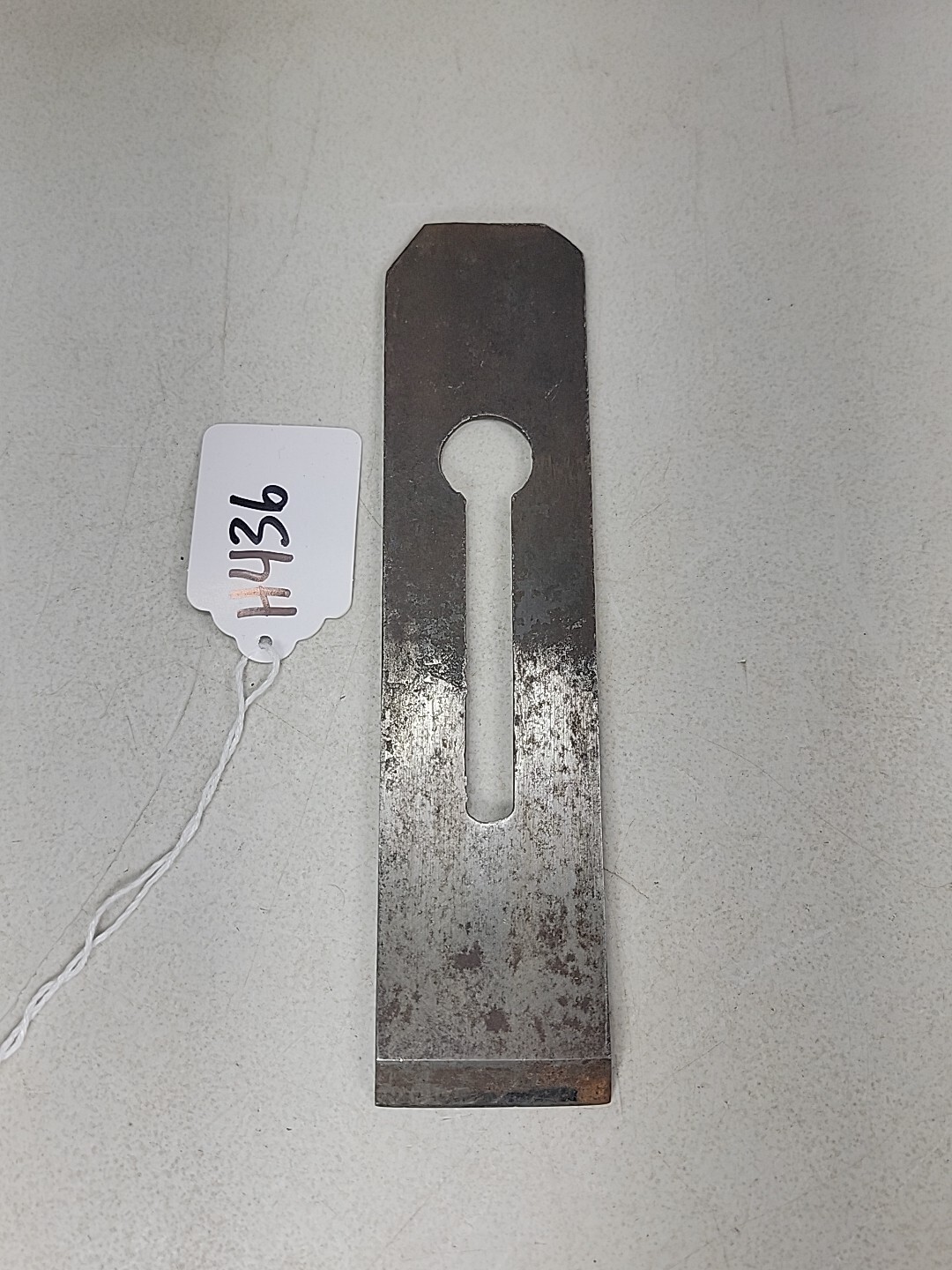 VINTAGE ANTIQUE D. WIGHTS FRENCH 1-13/16" × 7-1/2" WOOD PLANE BLADE IRON H436