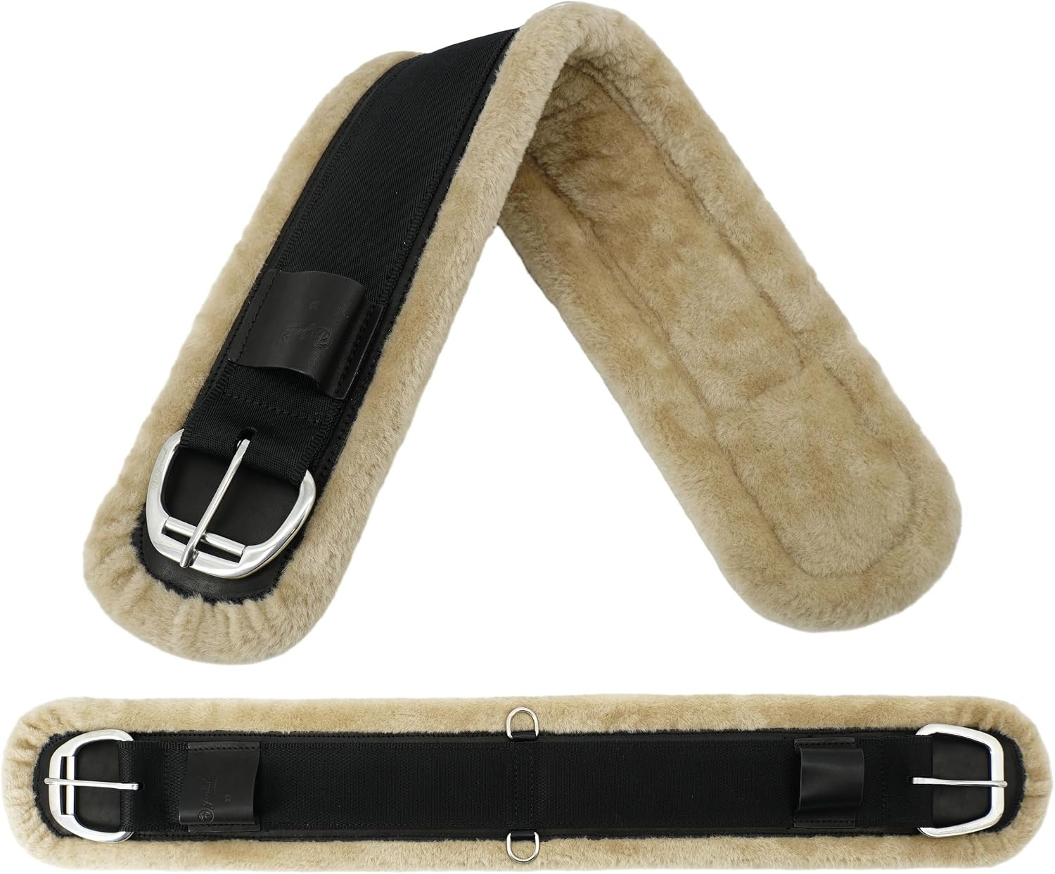 Jeereal Fleece Western Cinch,Breathable Horse Cinch Girth for Western Saddle