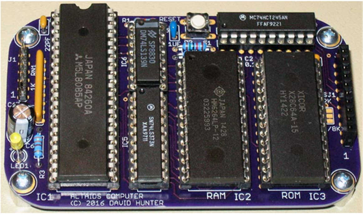 Altaids 8085 Single Board Computer PCB
