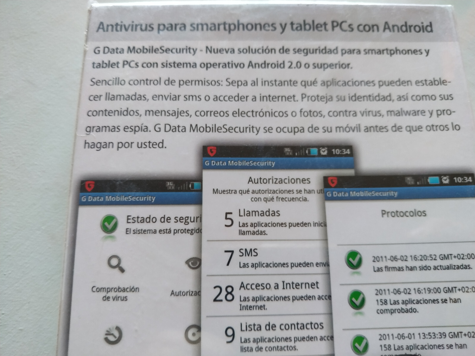 G Data Mobile Security Android Tablet - 1 Pc + 1 Año - Activation License Key Am
