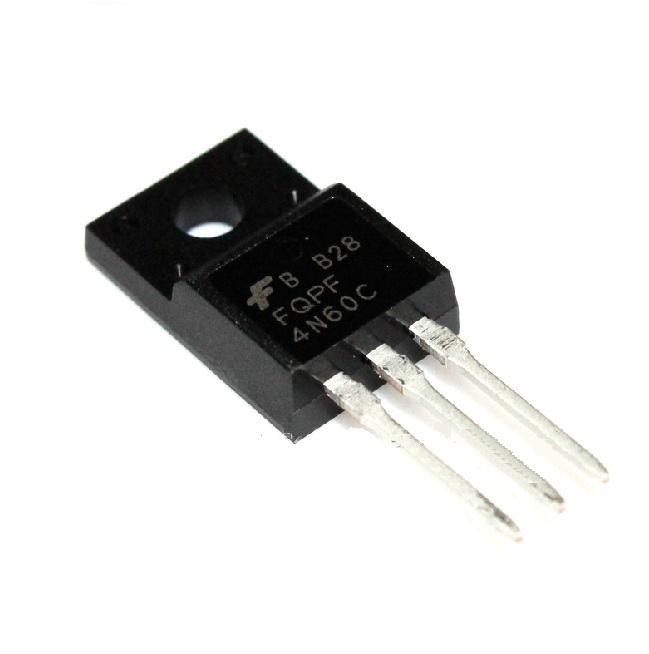 5pcs 4N60 FQPF4N60 4N60 N-Channel MOSFET 600V TO-220F NEW