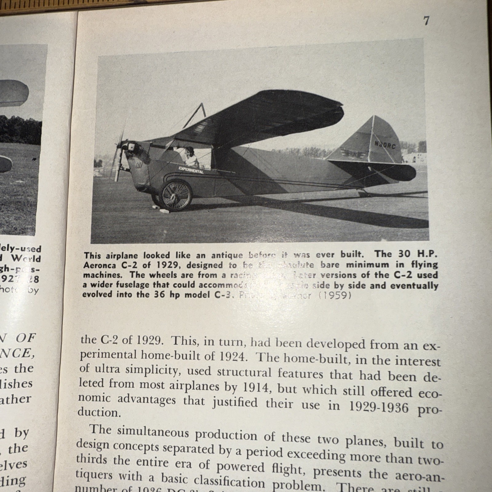 Antique Plane Guide 1962 Vintage