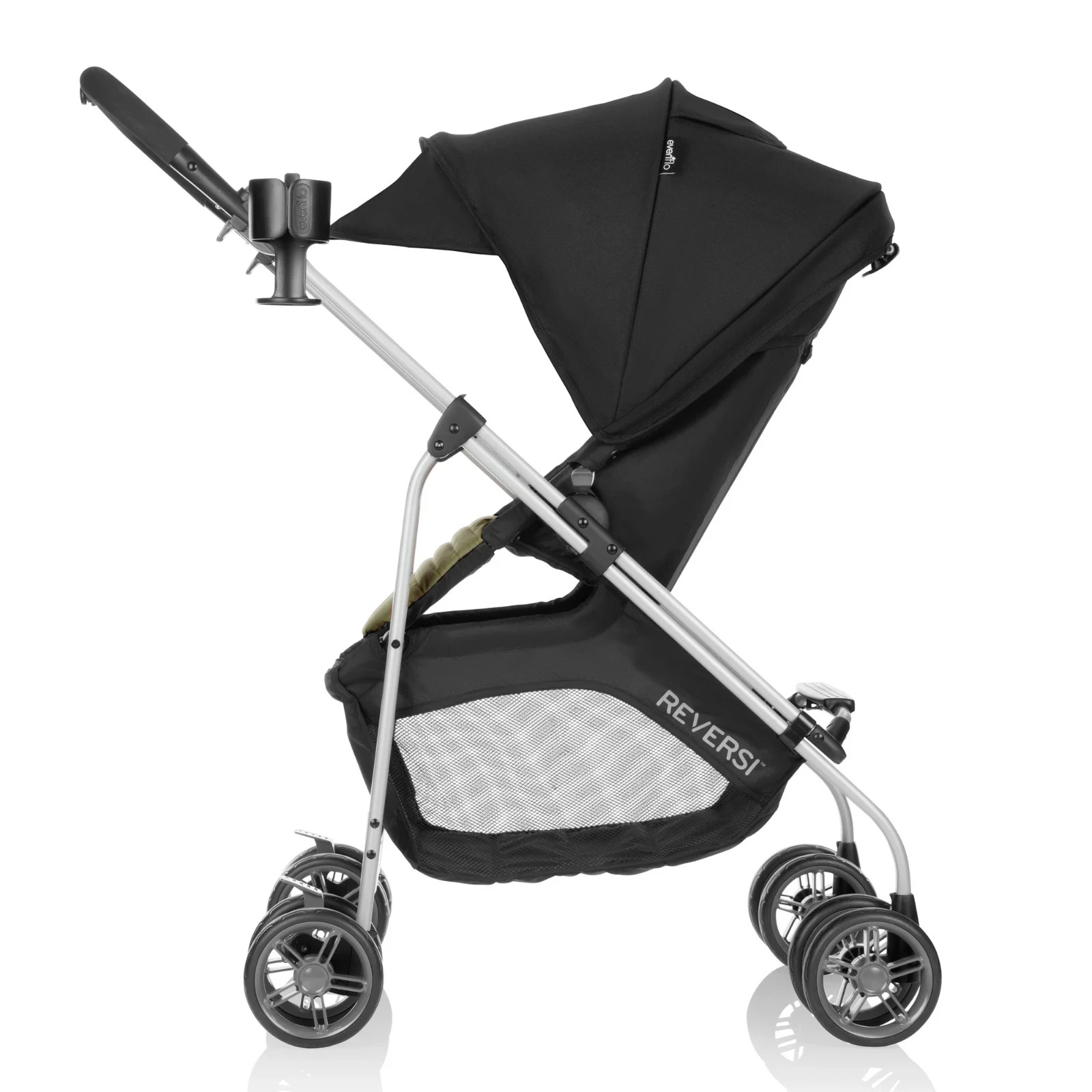 Lightweight Reversible Stroller Modular Travel System One-Handed Fold Storage US
