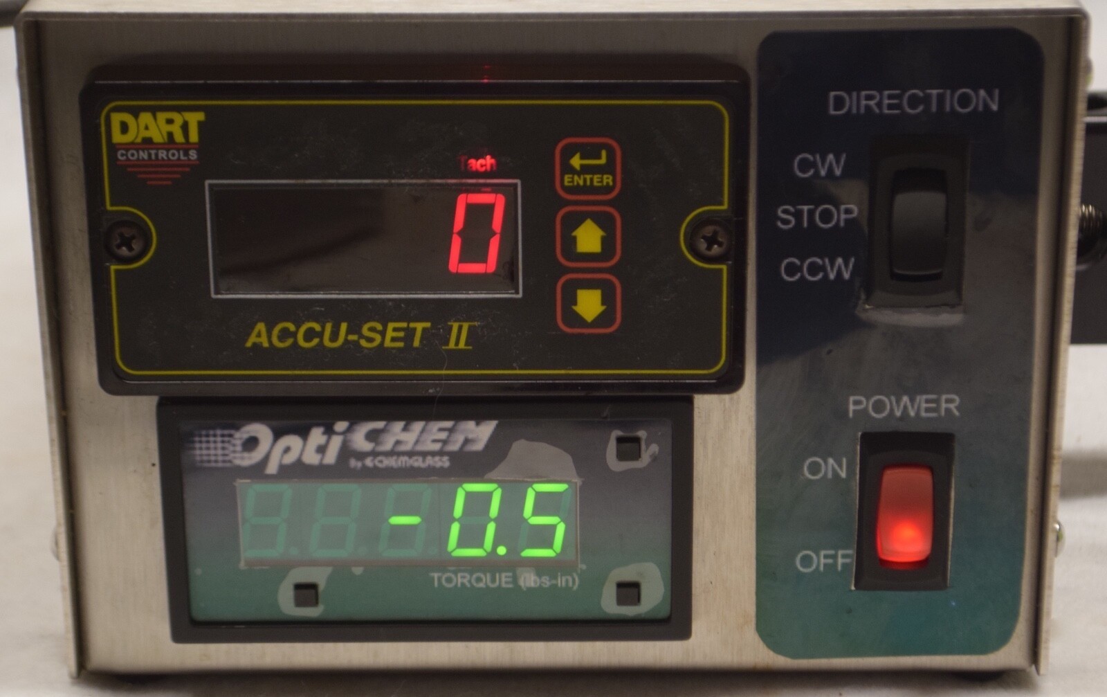 Dart Controls Accu-Set II Speed Torque Motor Control System MD10P w/ OptiChem