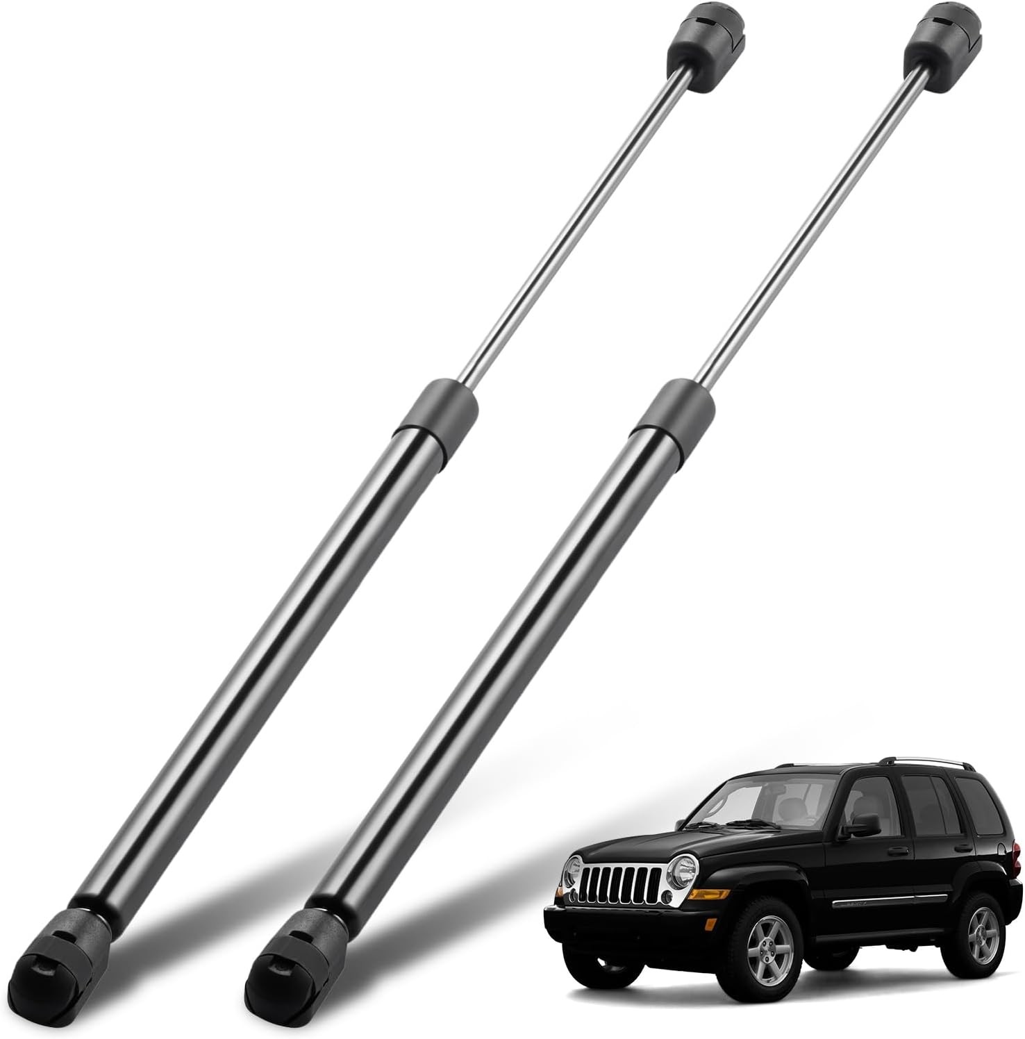 BDFHYK 4366 17.24in/74.15Lbs (330N) Hood Struts Lift Supports Car Hood Holder