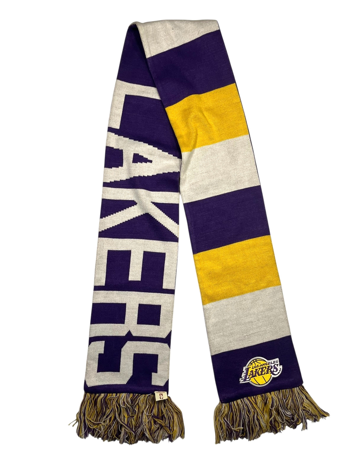 LOS ANGELES LA LAKERS Purple Warm '47 NBA BASKETBALL WINTER SCARF Ski Fan Gear