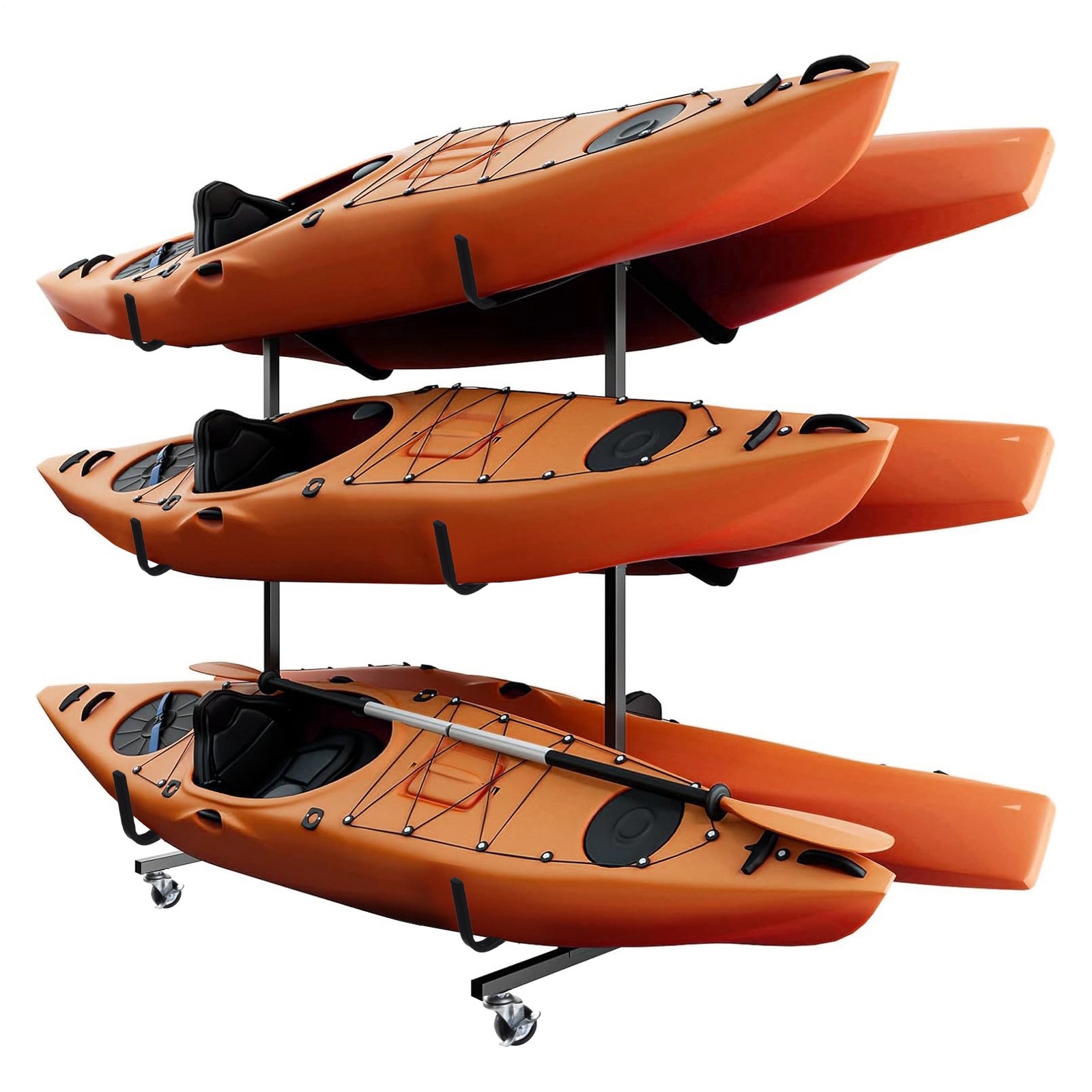 6- Kayak Stand Kayak Storage Rack Heavy Duty Kayak Storage Stand Freestanding