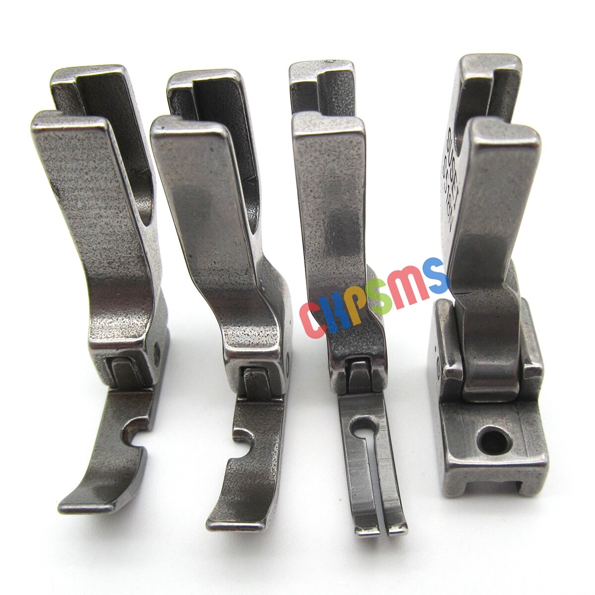 4PCS Zipper Feet SET FOR  JUKI DDL Series, SINGER 20U, 95, 96, 195K, 196K, 491D