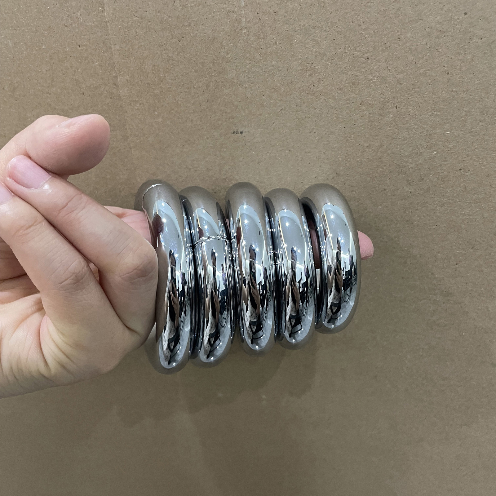 Male Stainless Steel Ball Stretcher Weight Heavy Magnetic Ball Stretching Weight
