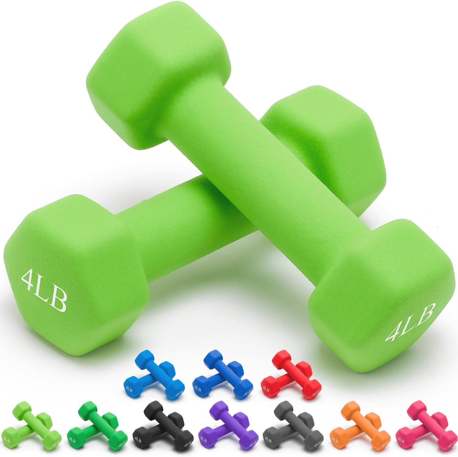 Weights Dumbbells 10 Colors Options Compatible Fitness Neoprene Dumbbell Weight