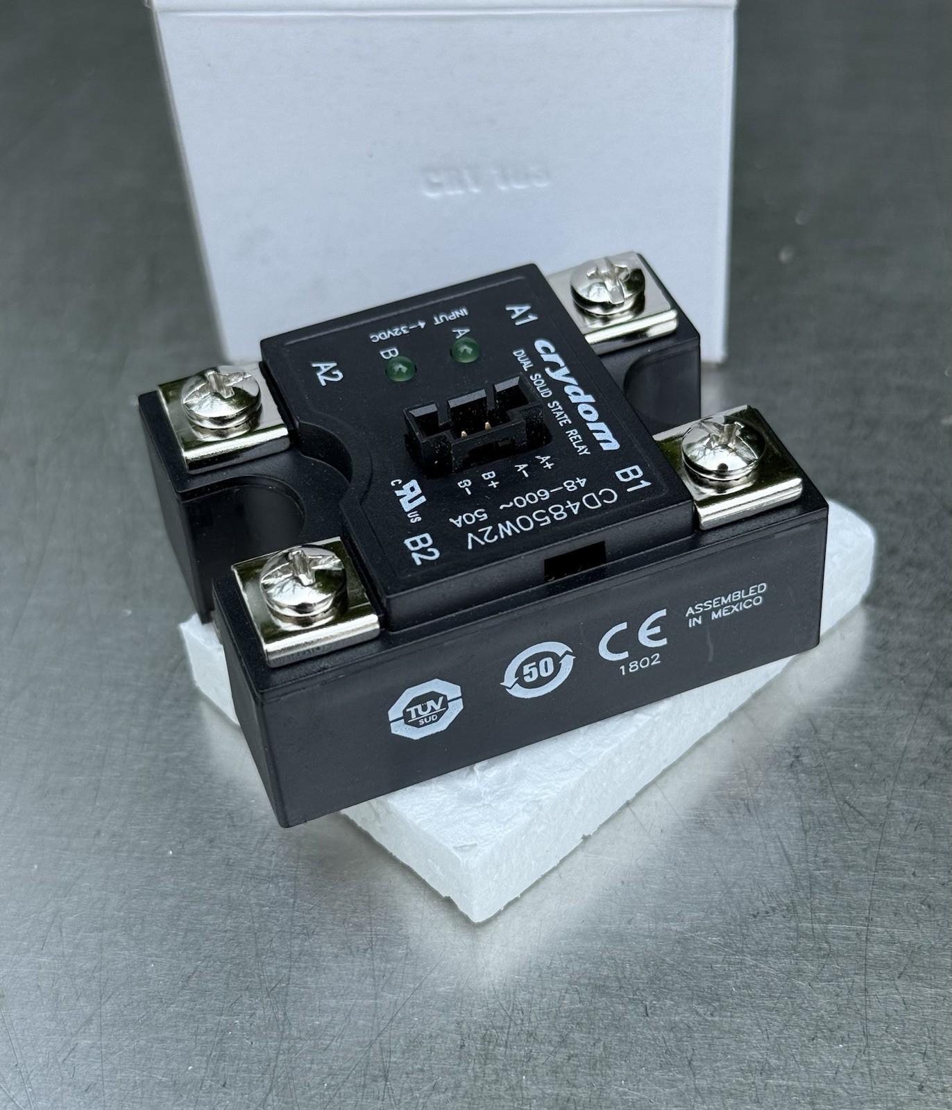 Crydom CD4850W2V Evolution Dual Solid State Relay 48V-600V 50A - New