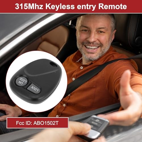 ABO1502T 315MHz Keyless Entry Remote Key Fob for Chevrolet C1500 C2500 C3500