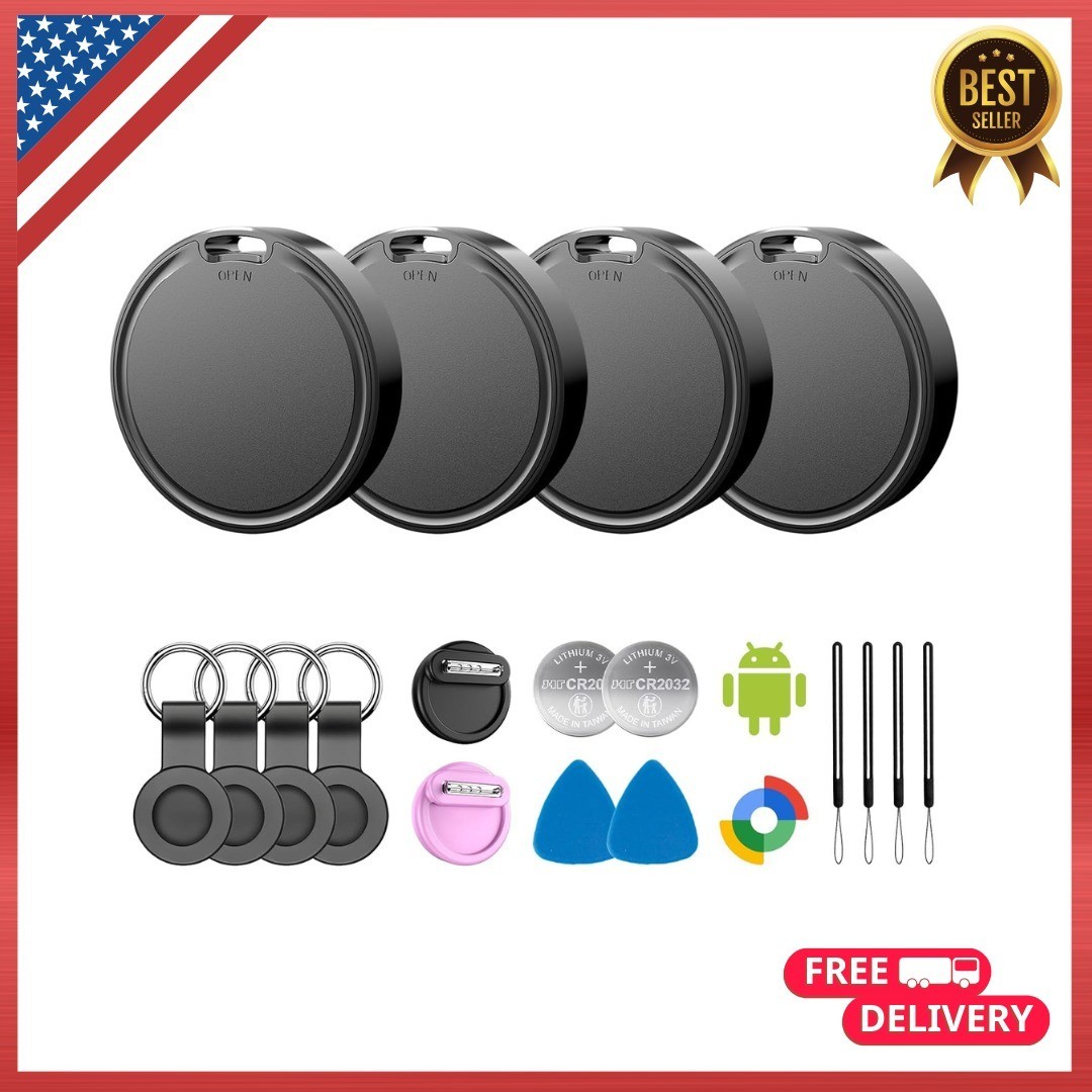 Android air Tags-4 Pack,Air Tag for Android,Google Certified Smart Android Track