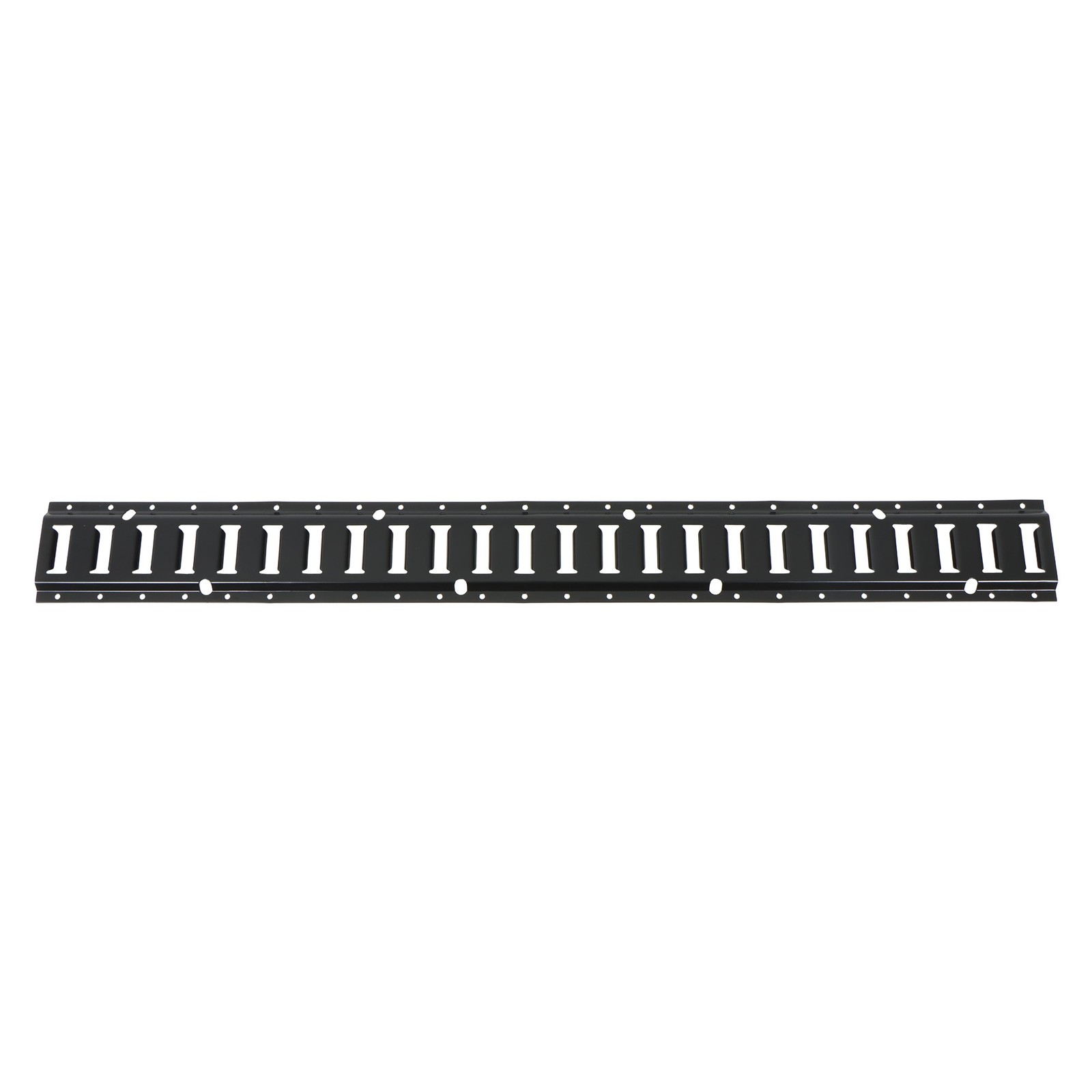Black 22 Pack 48" E Track Rail Sections With Mounting Hardware For Van Steel