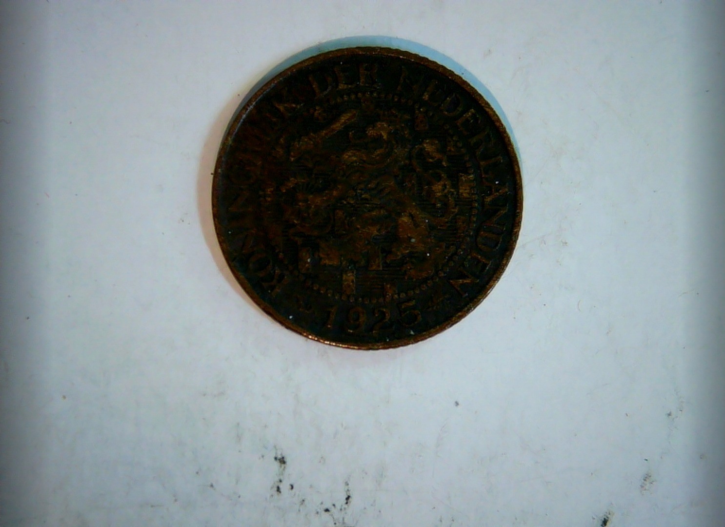 Netherlands 1925 1 Cent Wilhelmina 1 Cent Coin
