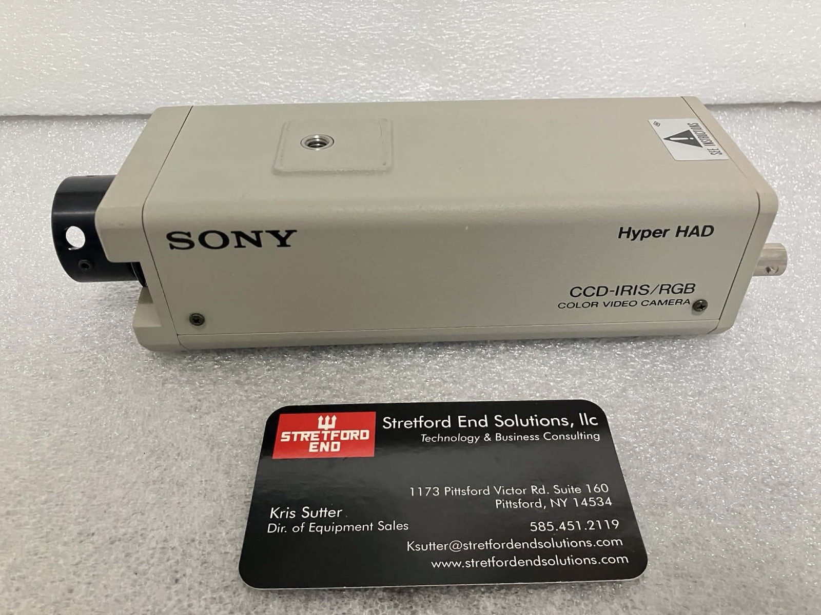 Sony CCD-IRIS/RGB Hyper HAD Color Video Camera