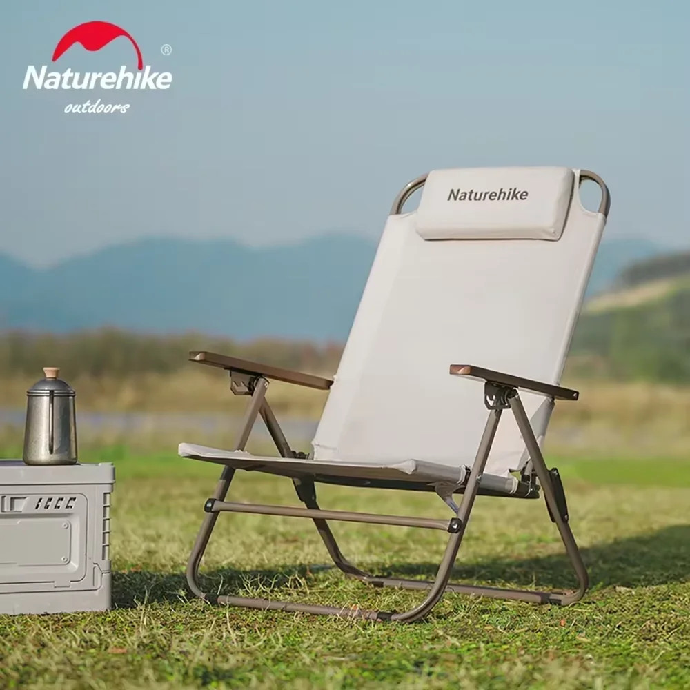 Naturehike Folding Recliner Camping Chair Adjustable High Back Portable