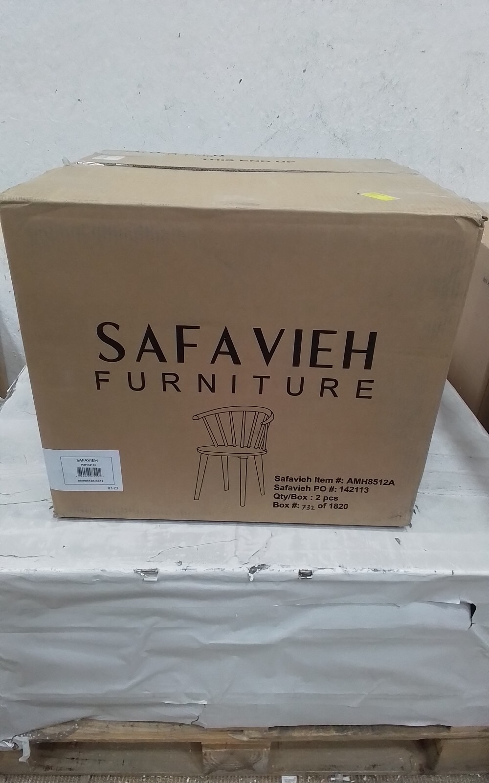 Safavieh BLANCHARD SIDE CHAIR, Reduced Price 2172734350 AMH8512A