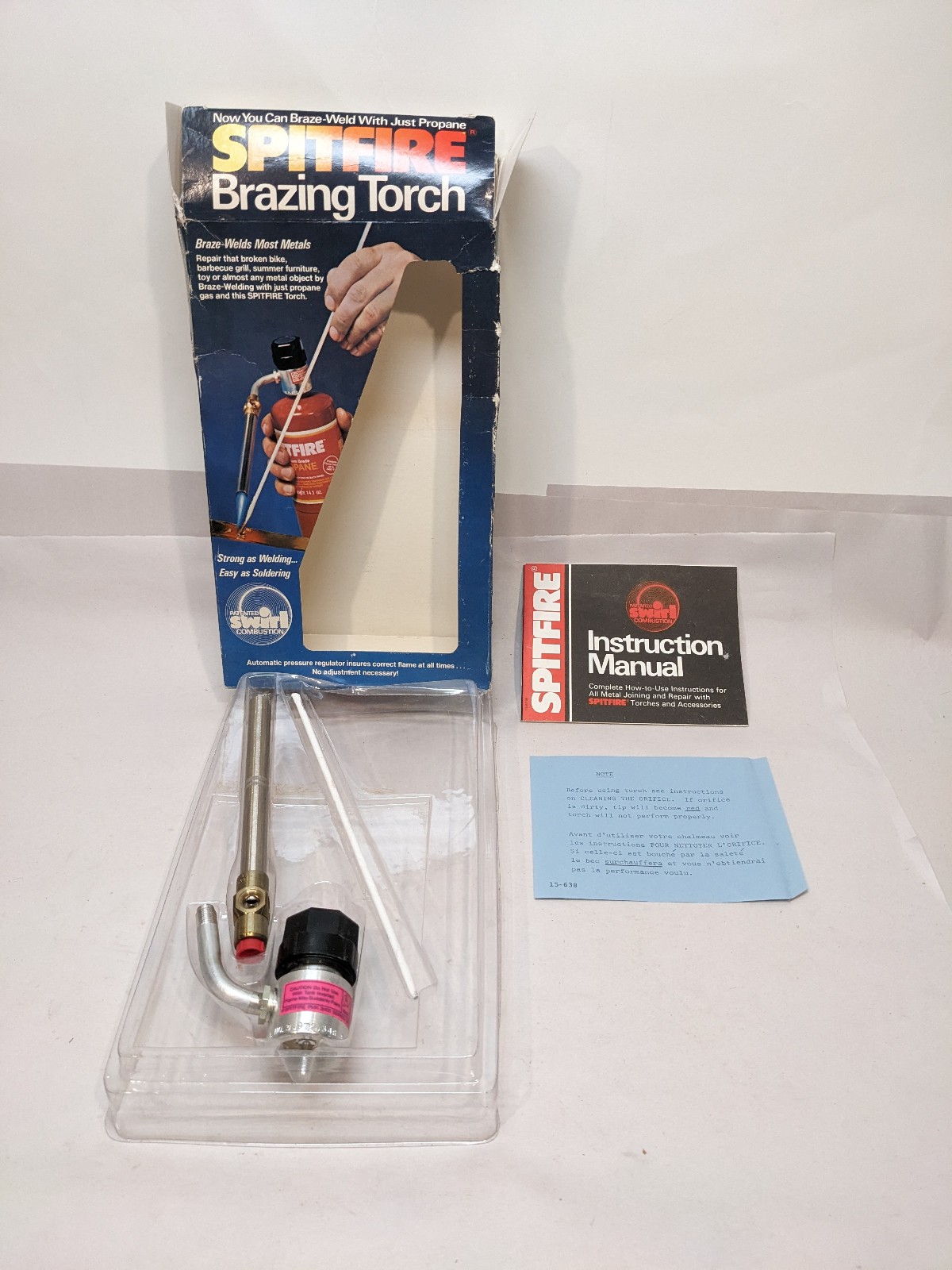 Spitfire 401-01 Self Contained Brazing Torch Automatic Propane Gas Regulator