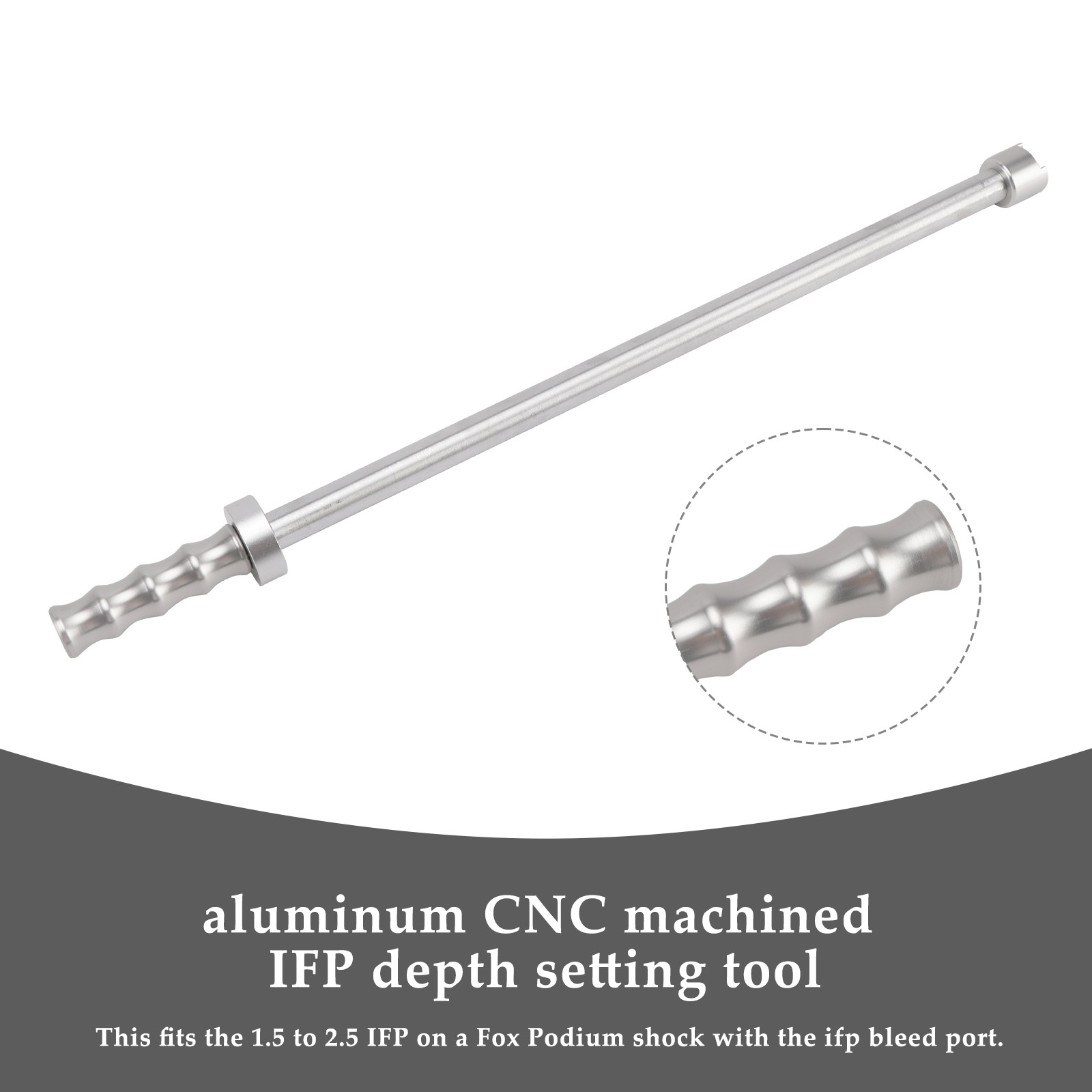 Adjustable IFP Depth Setting/Removal tool For Fox Podium 2.0 shock,X3, RZR Turbo