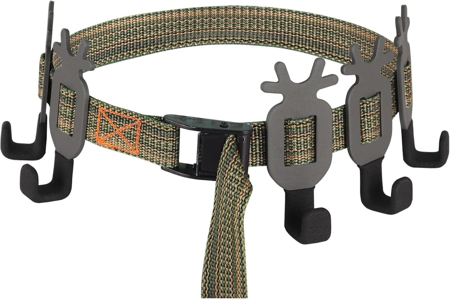 Treestand Strap Gear Hangers for Hunting Gears Bow - Multi-Hook Accessory Holder