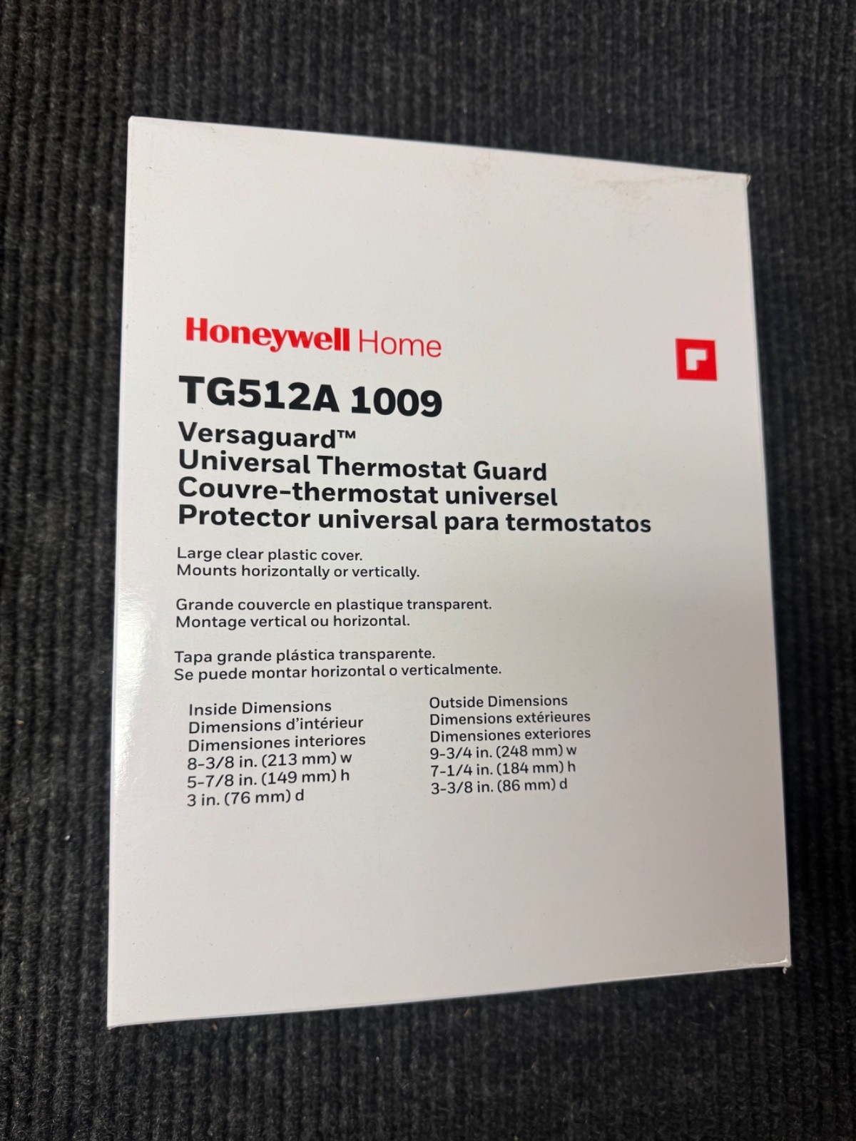 Honeywell TG512A 1009 Versaguard Universal Themostat Guard