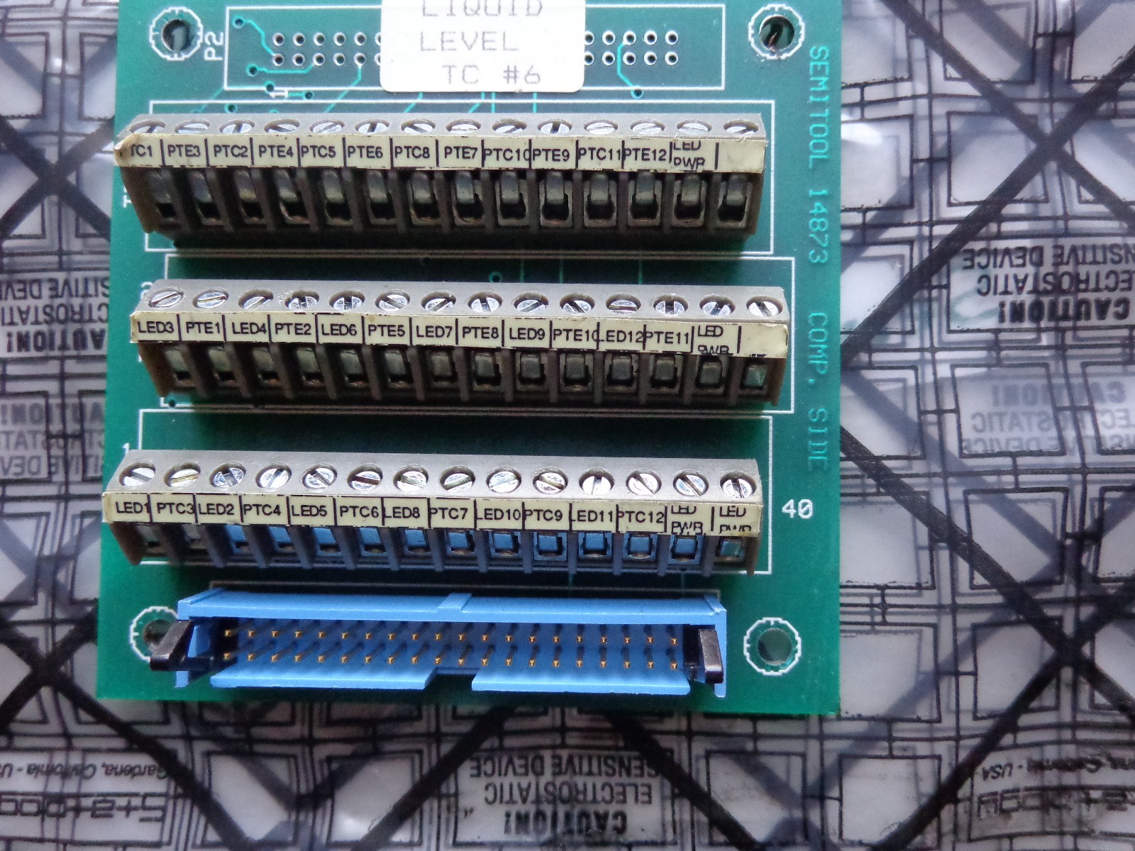 Semitool | 14873-01, Ribbon/Wire PC Board Assembly