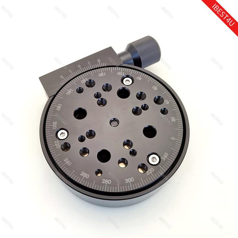 360 degree Manual Rotary Stage Rotating Platform Turntable Load15kg Φ100mm
