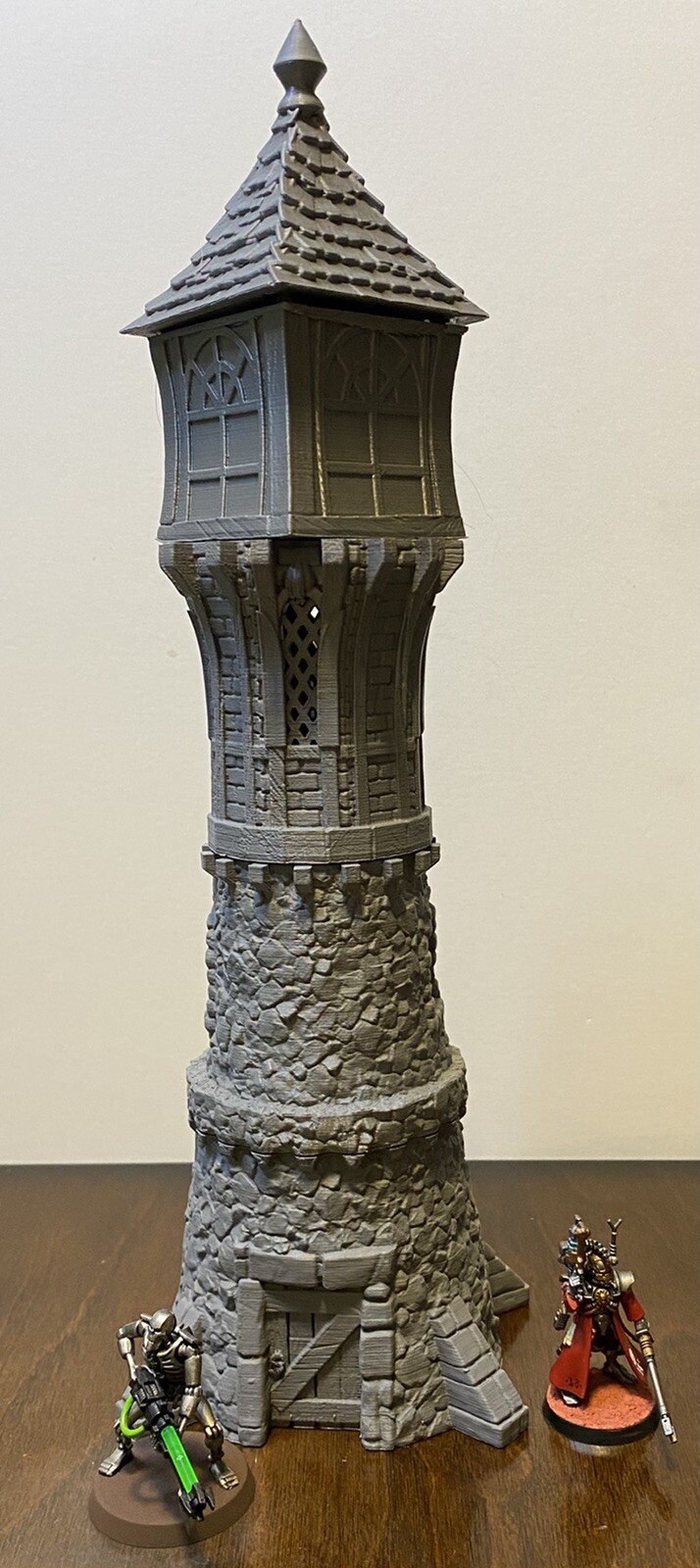 Fantasy: 4-Story Lookout Tower from Spiritdale - DND AOS (28mm Scale)