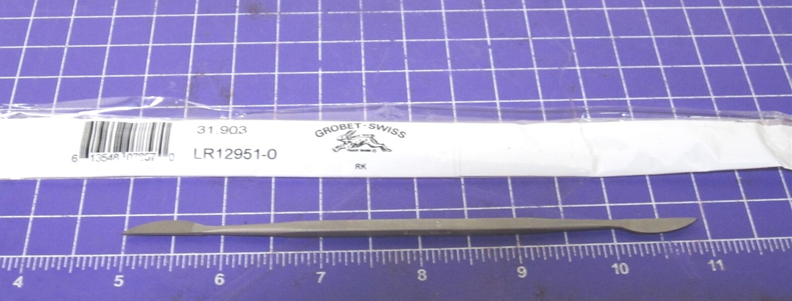 Grobet USA Riffler-Diesinker #522 6″ Cut 0, Item No. 31.903 Swiss Made
