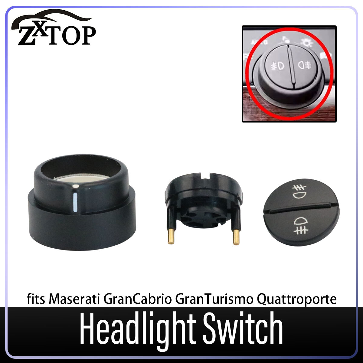 Headlight Switch Fits Maserati GranCabrio GranTurismo Quattroporte 237798 209288