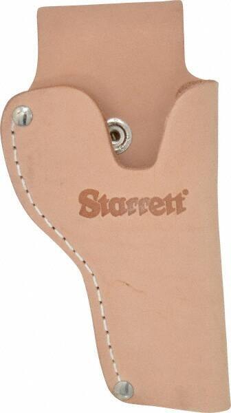 Starrett 64165 Leather Micrometer Holster: fits Micrometers up to 1" Capacity