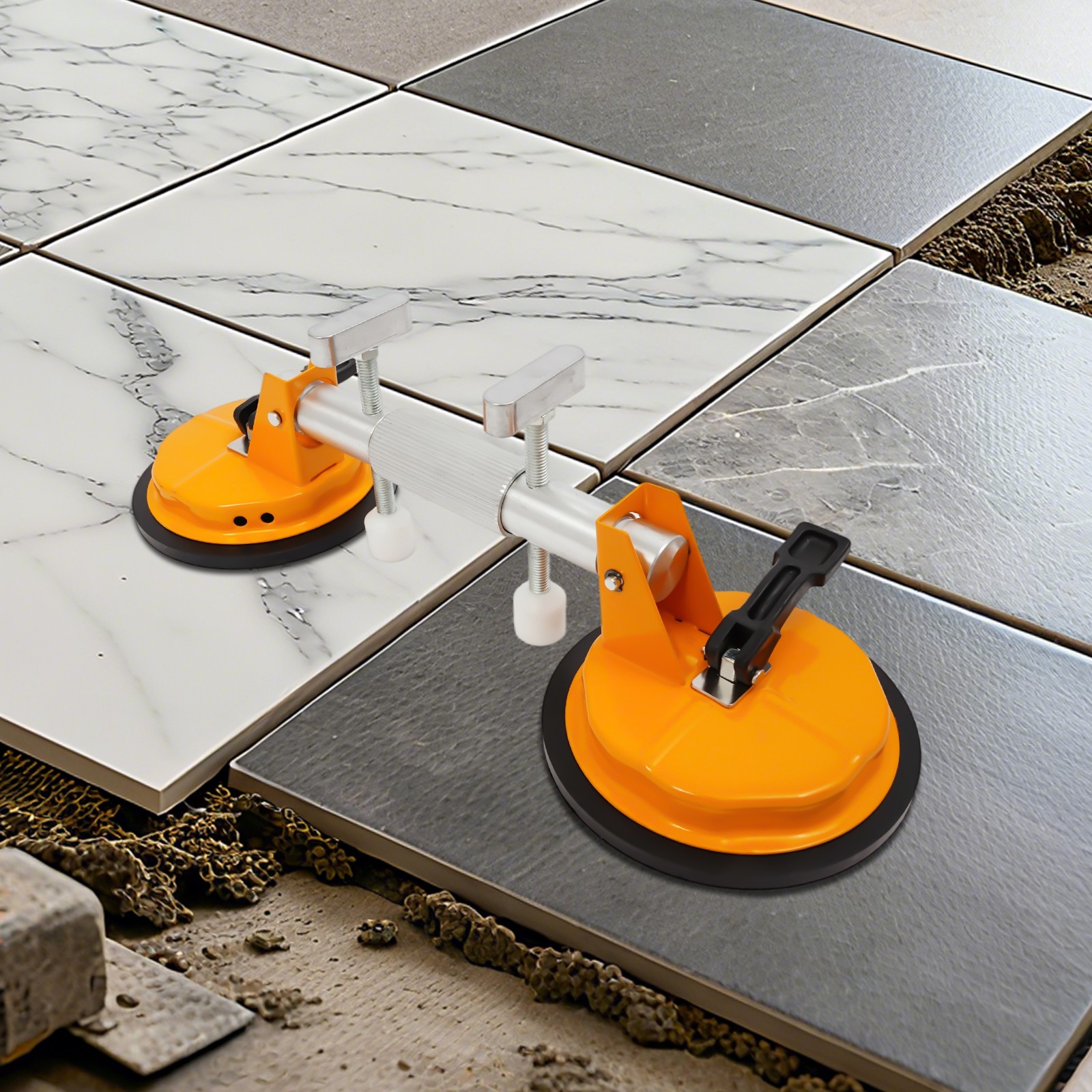 Tile Suction Cup Tool for Countertop Installation, 120KG Suction Power