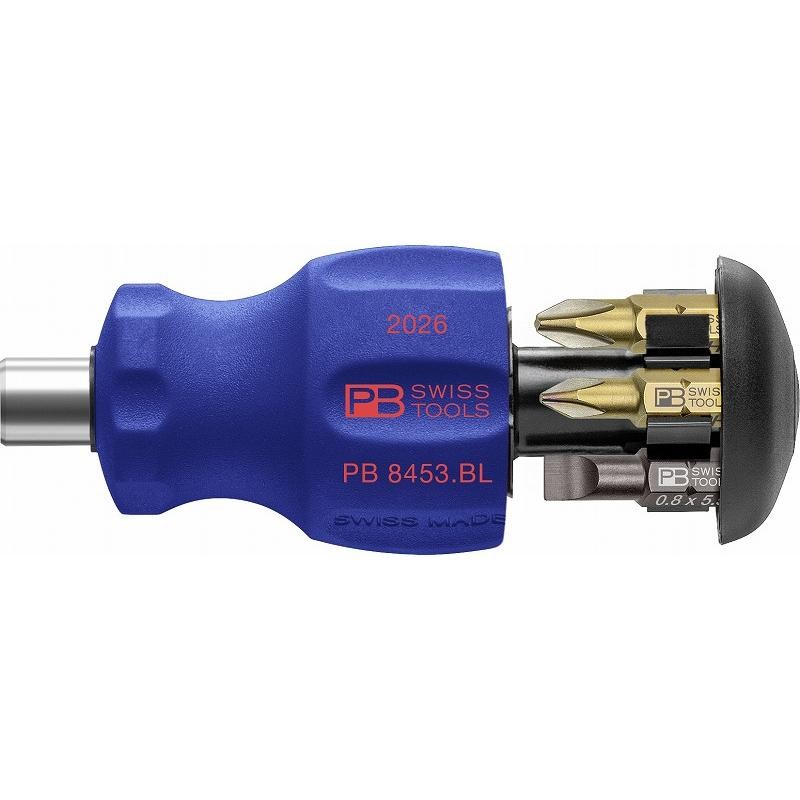 PB SWISS TOOLS STUBBY INSIDER BLUE 8453BLCN LIMITED MODEL JAPAN NEW FS