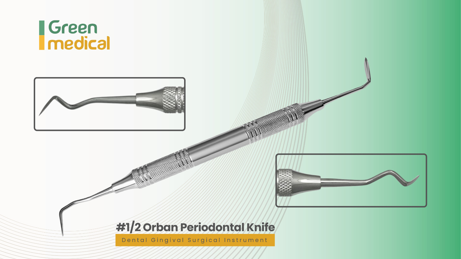 #1/2 Orban Periodontal Knife – Dental Gingival Surgical Instrument