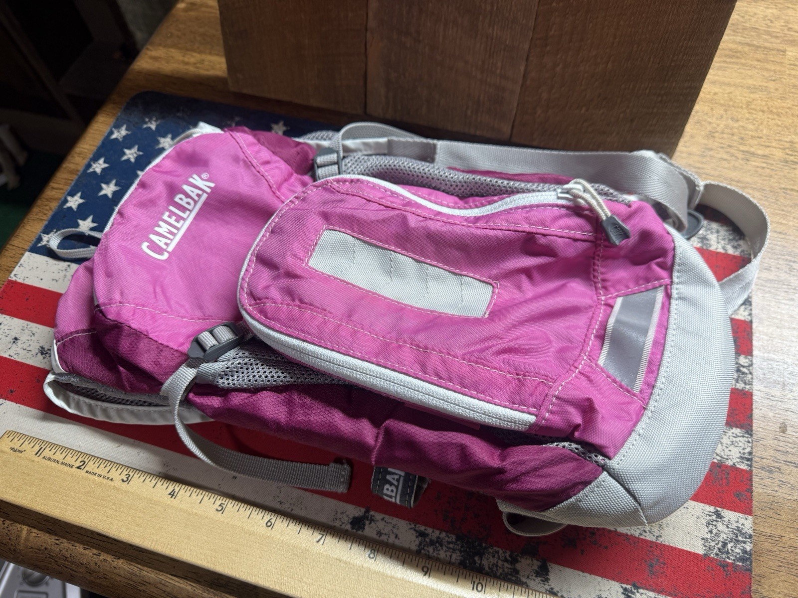 Camelbak Hydration Backpack Mini M.U.L.E. Kids Pack, No Water Bladder, Pink