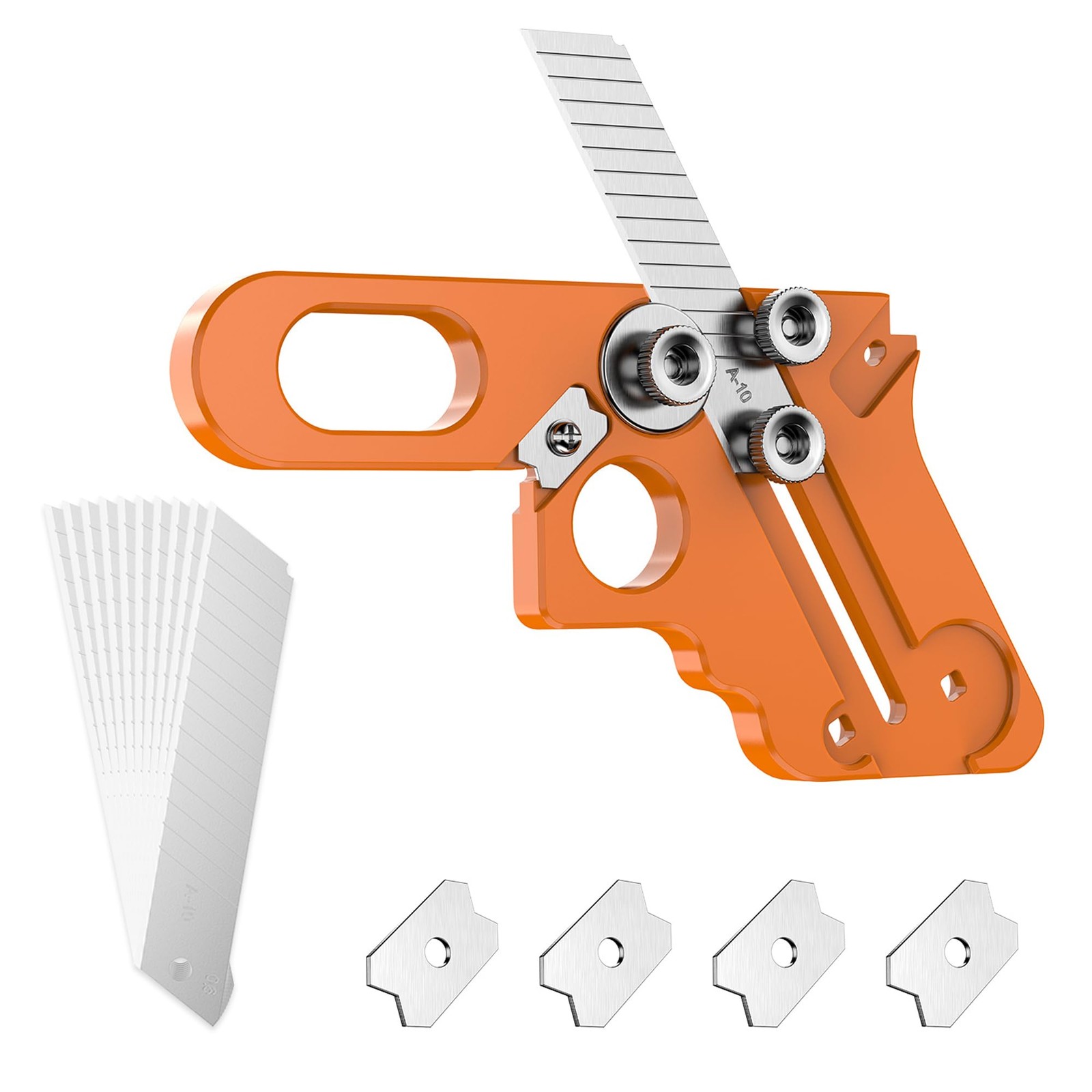 Edge Banding Trimmer, Veneer Edge Cutter Tool with 10Pcs Blade and 4Pcs Circular