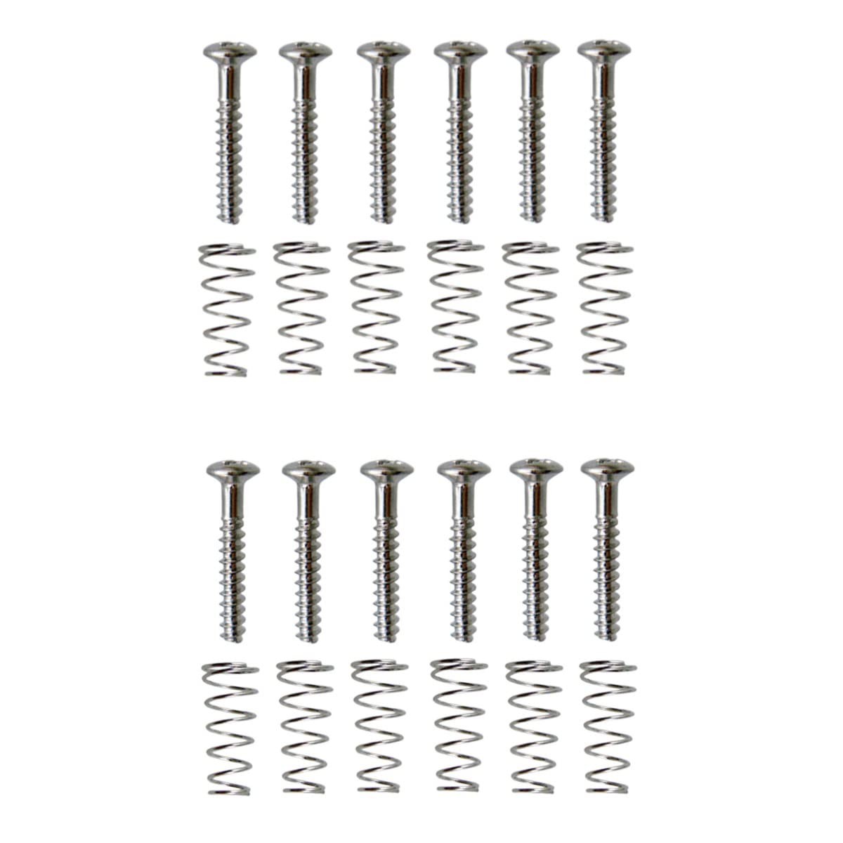 CCeCCe 12 Sets Single Coil Pickups Mounting Screw and Adjusting Spring Kit...