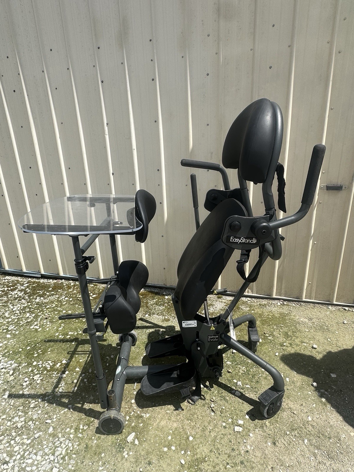 EasyStand Evolv Movement Trainer Standing Frame w/ Tray, Backrest, 4 Wheels