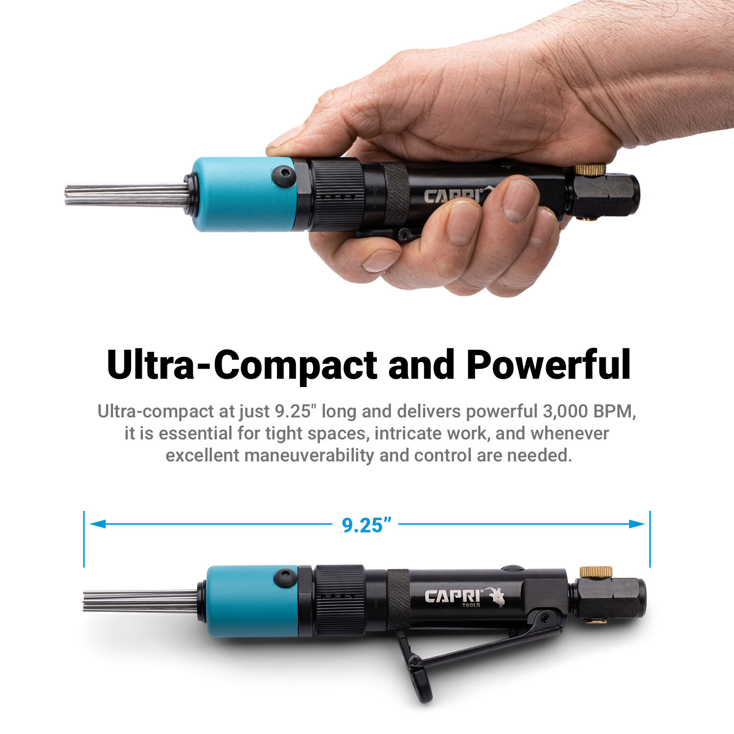 Capri Tools Mini Air Needle Scaler