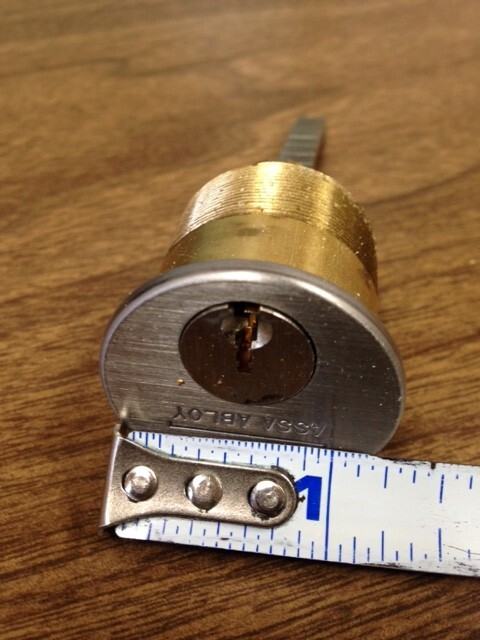 Sargent Original Rim Cylinder HF Keyway Zero Bitted 32D (N3)