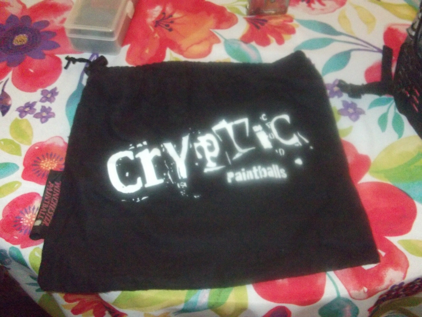 lot of 2 NOS Vintage Cryptic Paintballs Mask Bags