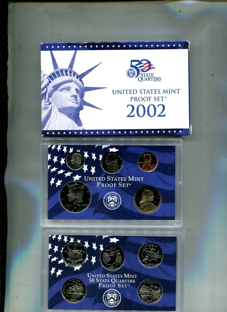 2002 S UNITED STATES COMPLETE ORIGINAL GOVERNMENT PROOF SET