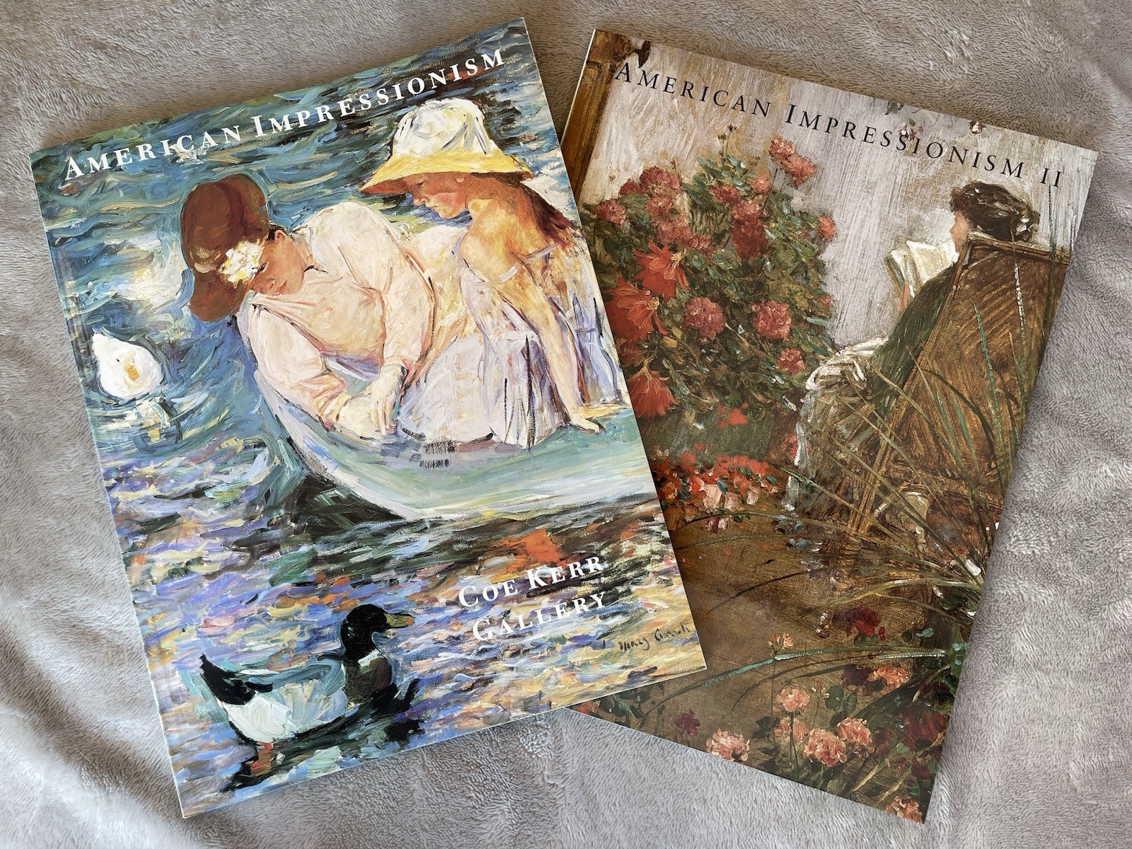 Coe Kerr Gallery American Impressionism Vol. I 1985 & Vol. 1989 Art Catalogs