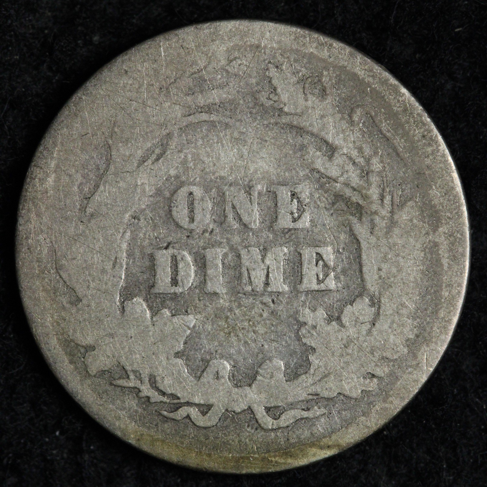 1895 Barber Silver Dime GOOD E248 SQAD