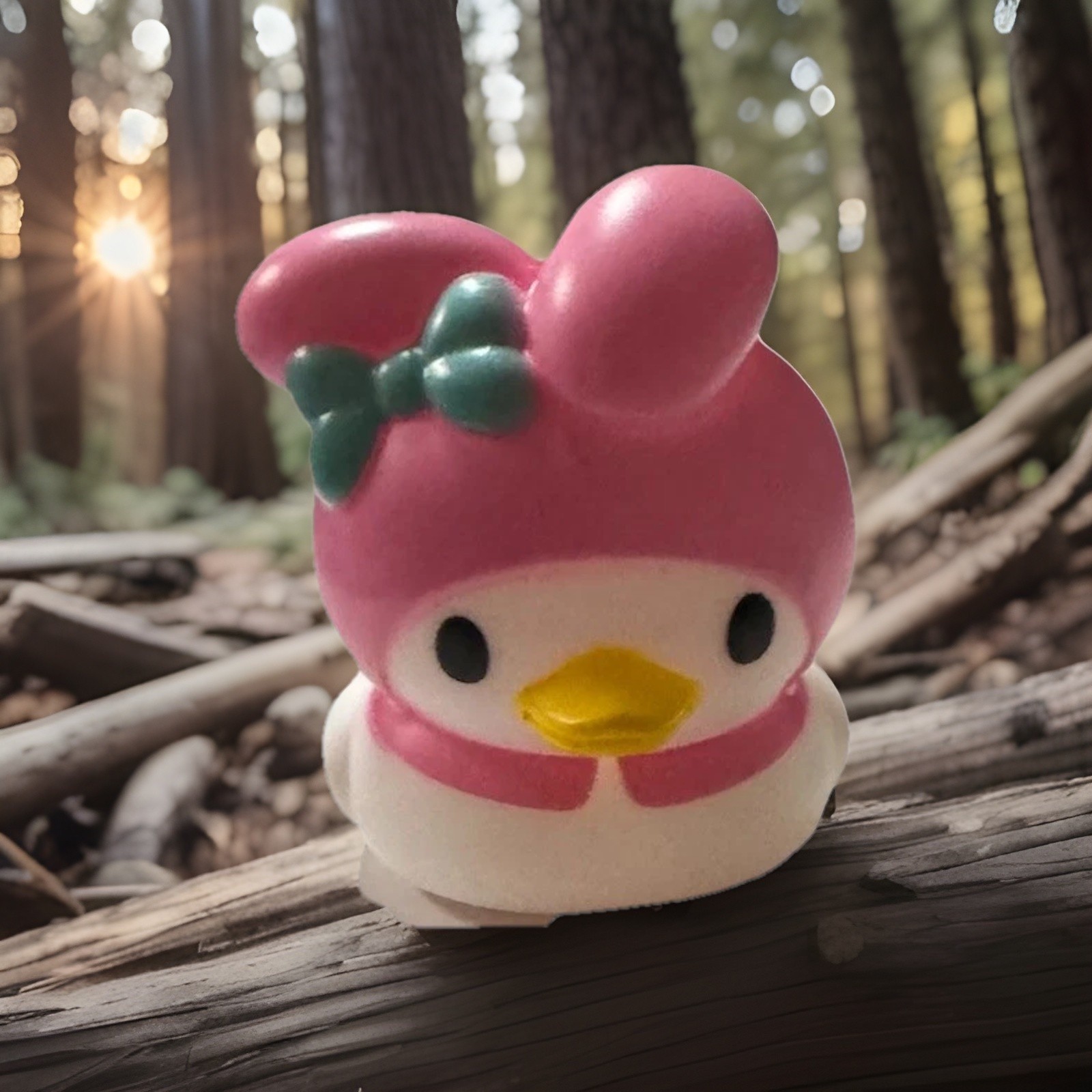 Sanrio Hello Kitty & Friends My Melody Duck'z Bath Toy Rubber Duck Figure 2-inch