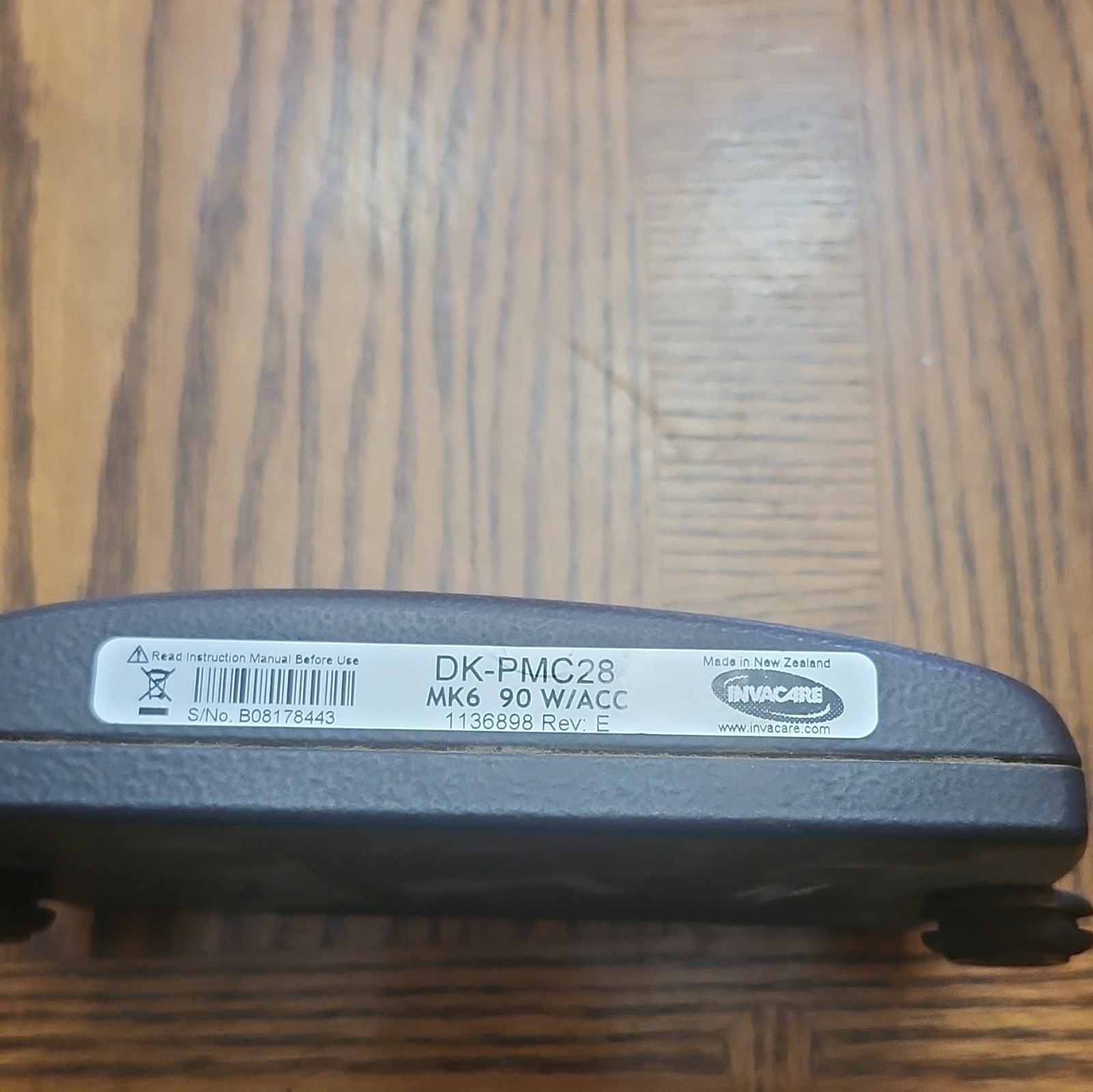 Invacare MK6 Electronic Controller Component DK-PMC28 MPN 1136898 Black