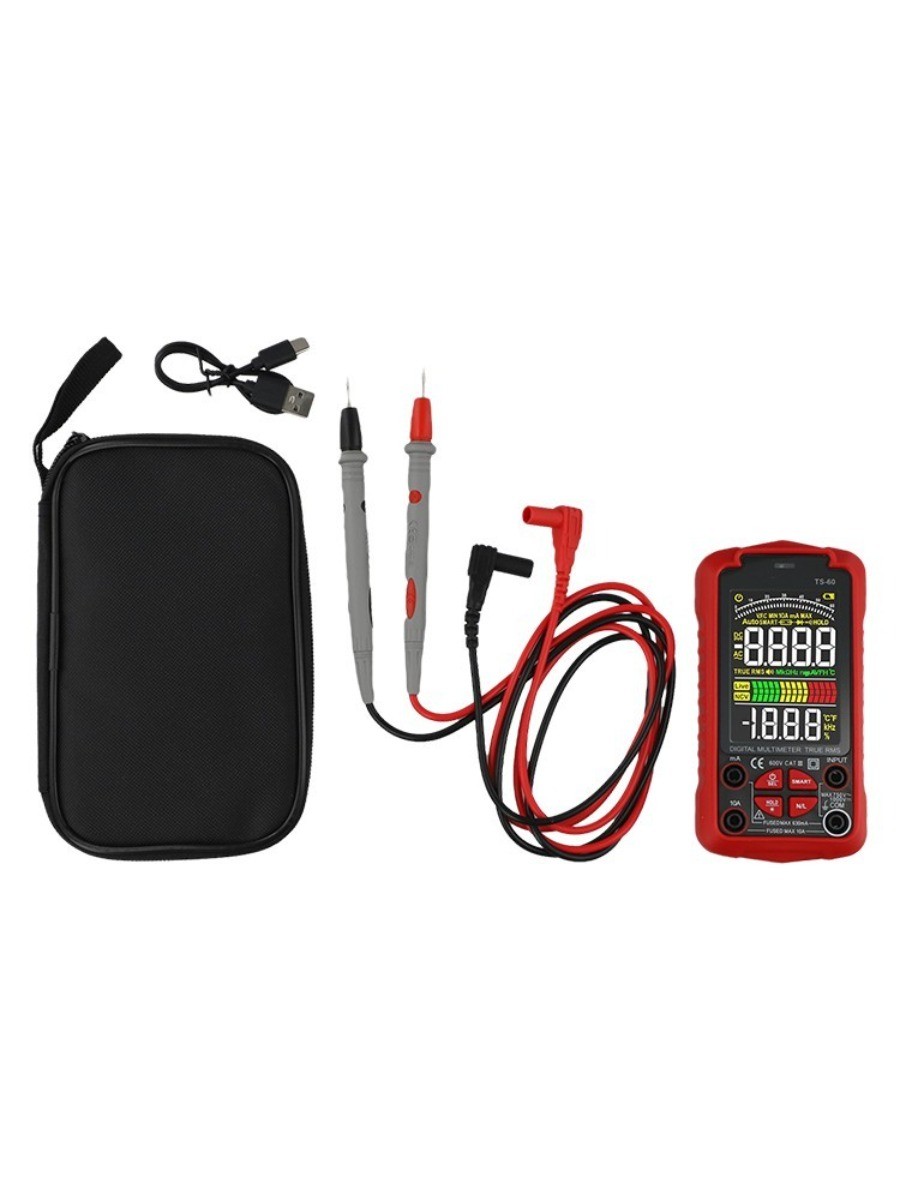 For Smart Digital Multimeter USB Rechargeable TRMS 6000 Counts ACDC Voltmeter