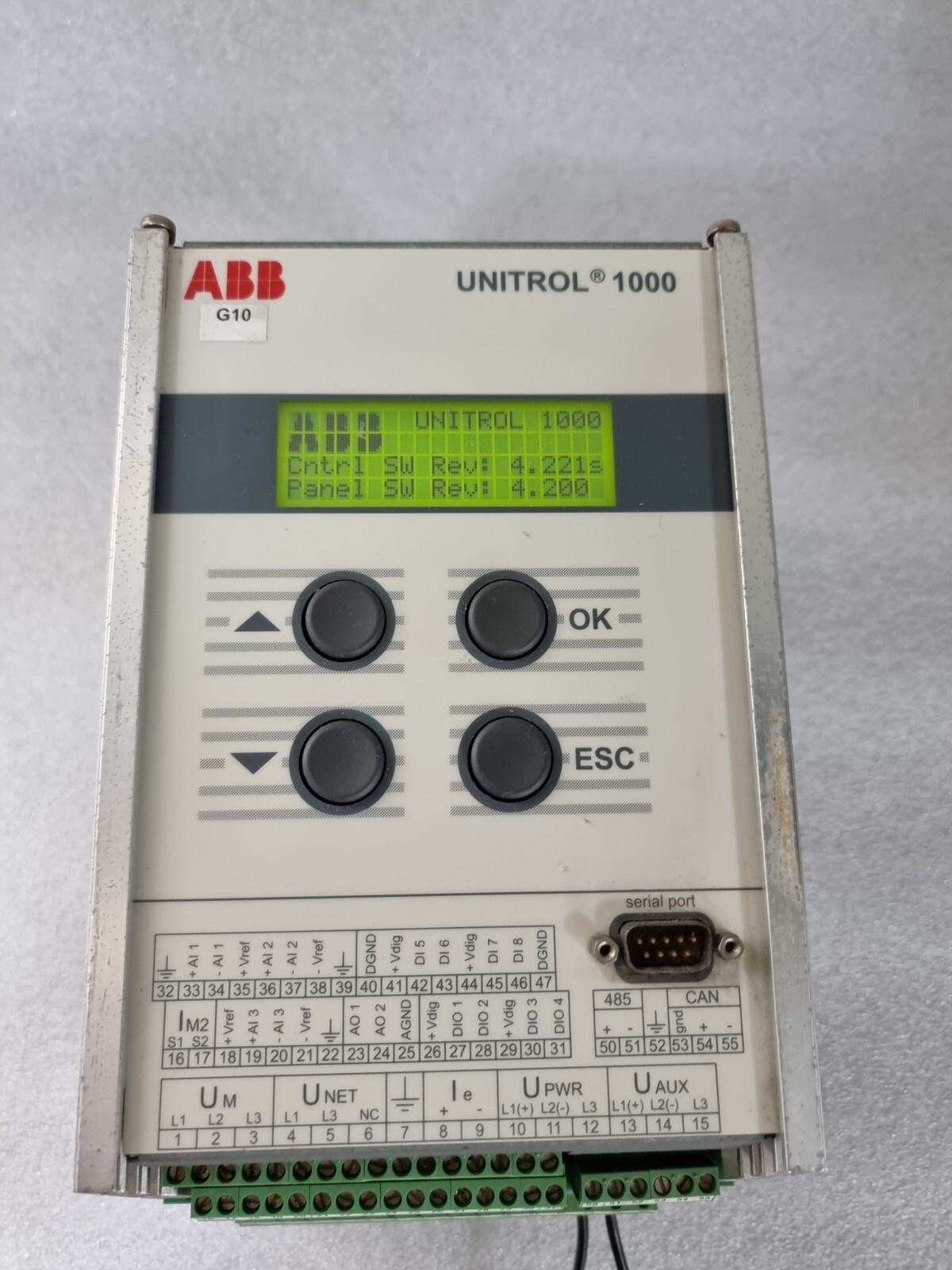 ABB UNITROL 1000 Voltage Regulator 3BHE014557R0005